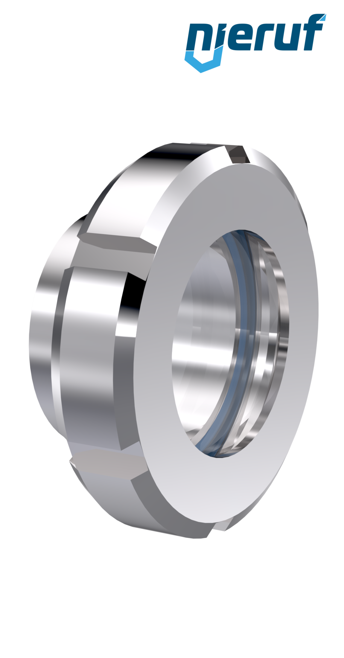 sight flow indicator DN25 - 1" Inch DIN 11851 stainless steel 1.4404 / AISI 316L