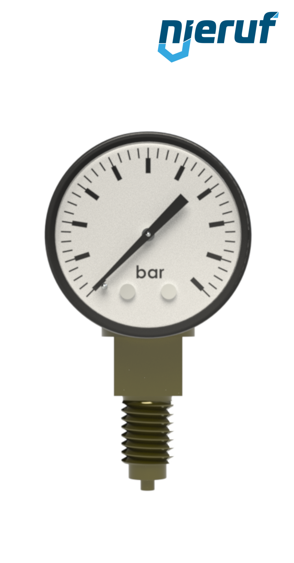 pressure gauge G 1/4" radial 50 mm steel MM03 0 - 16,0 bar