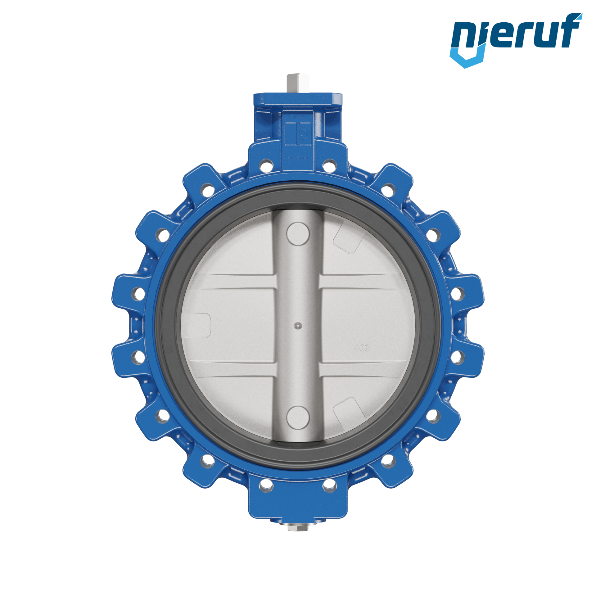 Butterfly valve AK02 DN 400 PN10 DVGW-gas without lever