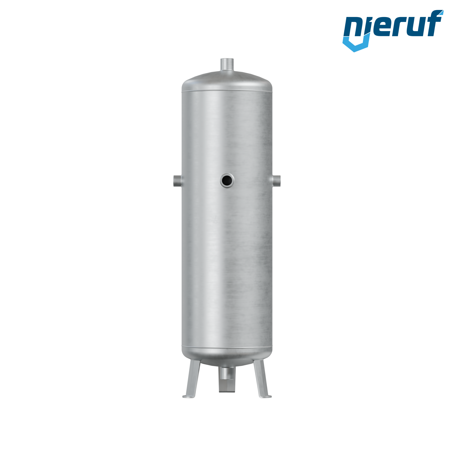 Pressure vessel vertical BE01 50 liter, 0-16 bar, steel galvanized