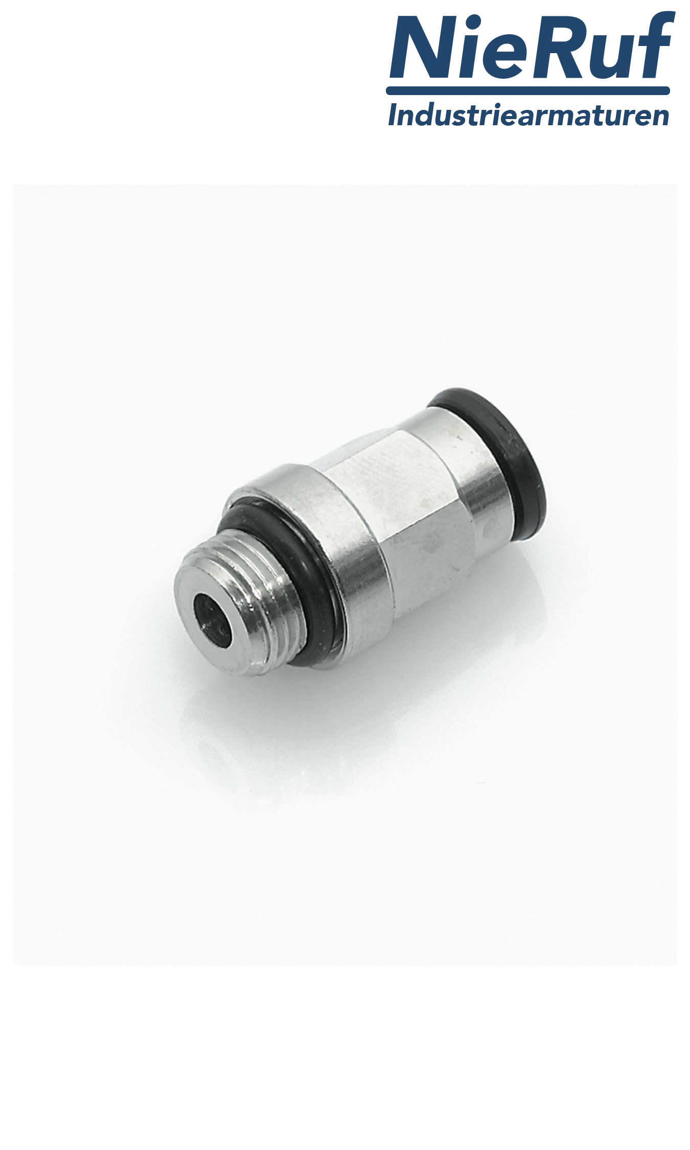 Straight male adaptor EF01 brass NBR G1/2" D8mm Straight male adaptor EF01 brass NBR G1/2" D8mm