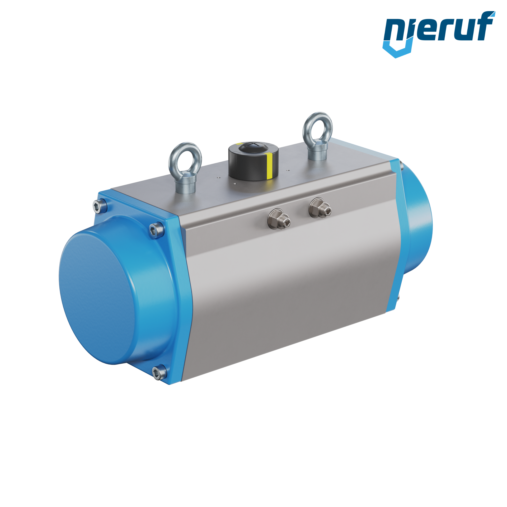 pneumatic actuator AN02 single acting, normally closed GS-160 90° with 10 springs