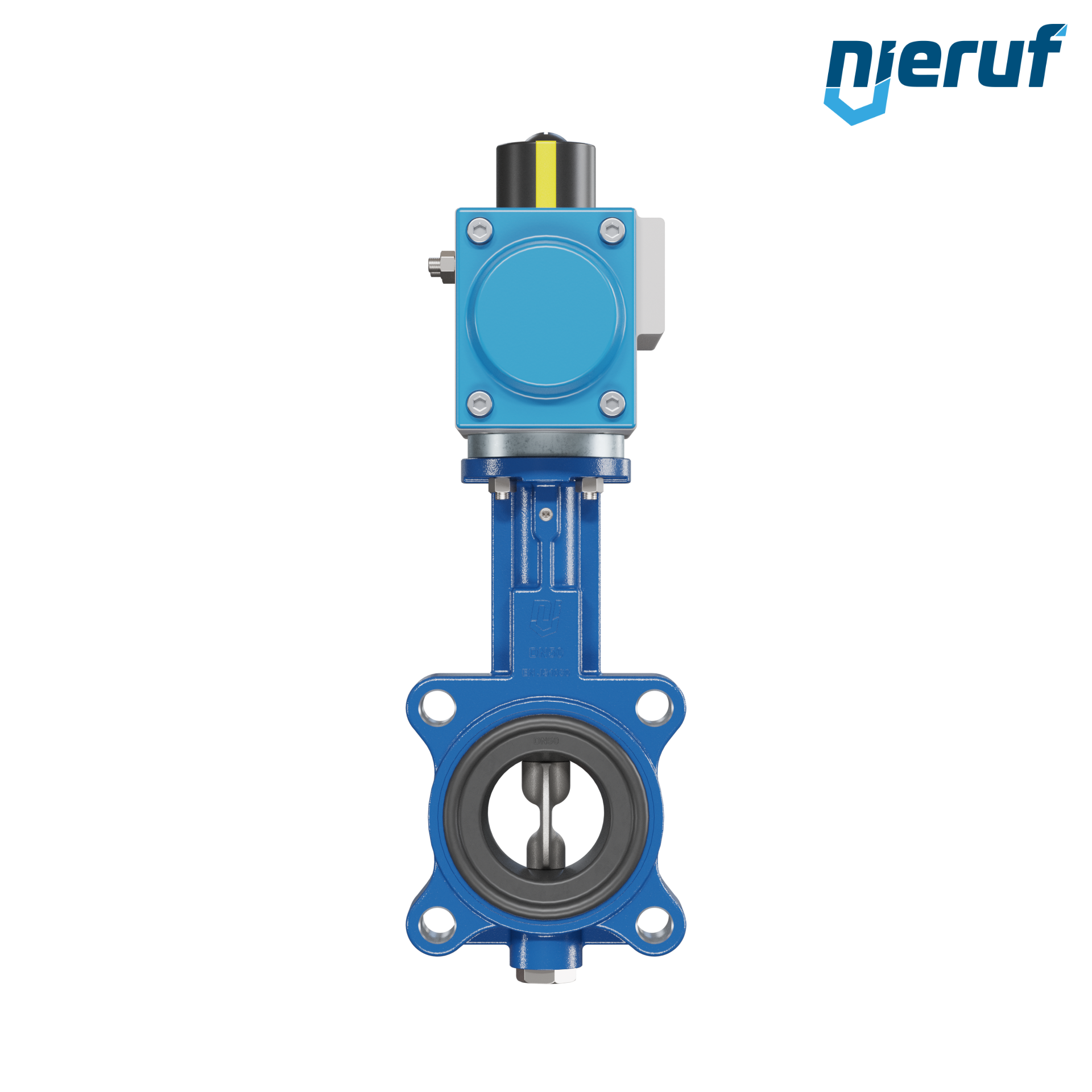 Butterfly valve DN 50 AK02 EPDM high temperature & FDA pneumatic actuator single acting normally open