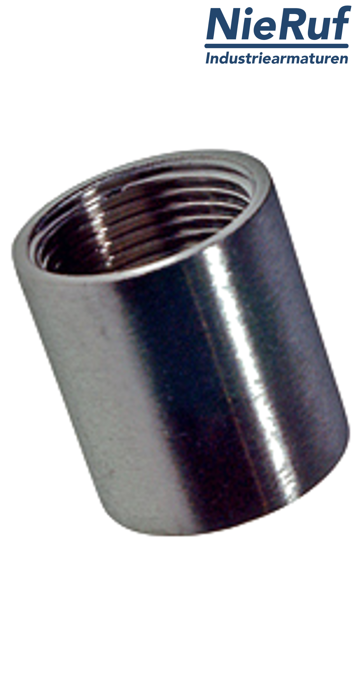 socket 1 1/4" inch NPT female stainless steel 316L