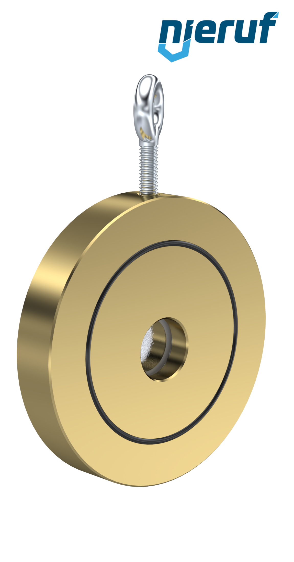 swing check valve with spring DN32 ZR10 Alu bronze 2.0975 / C958 NBR