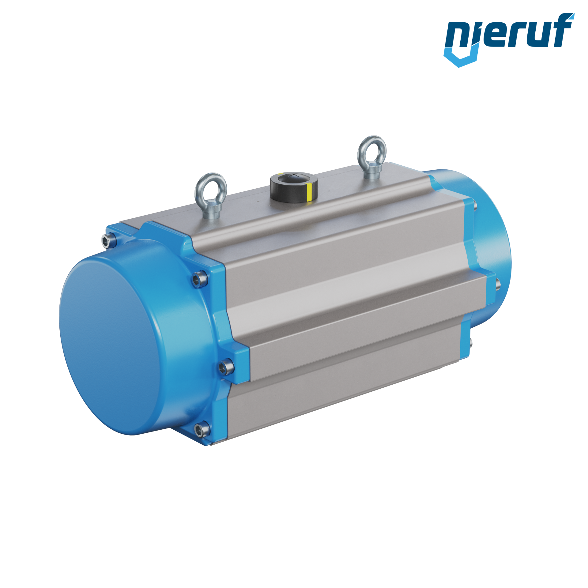pneumatic actuator AN02 single acting, normally closed high temperature version GS-300 90° with 6 springs