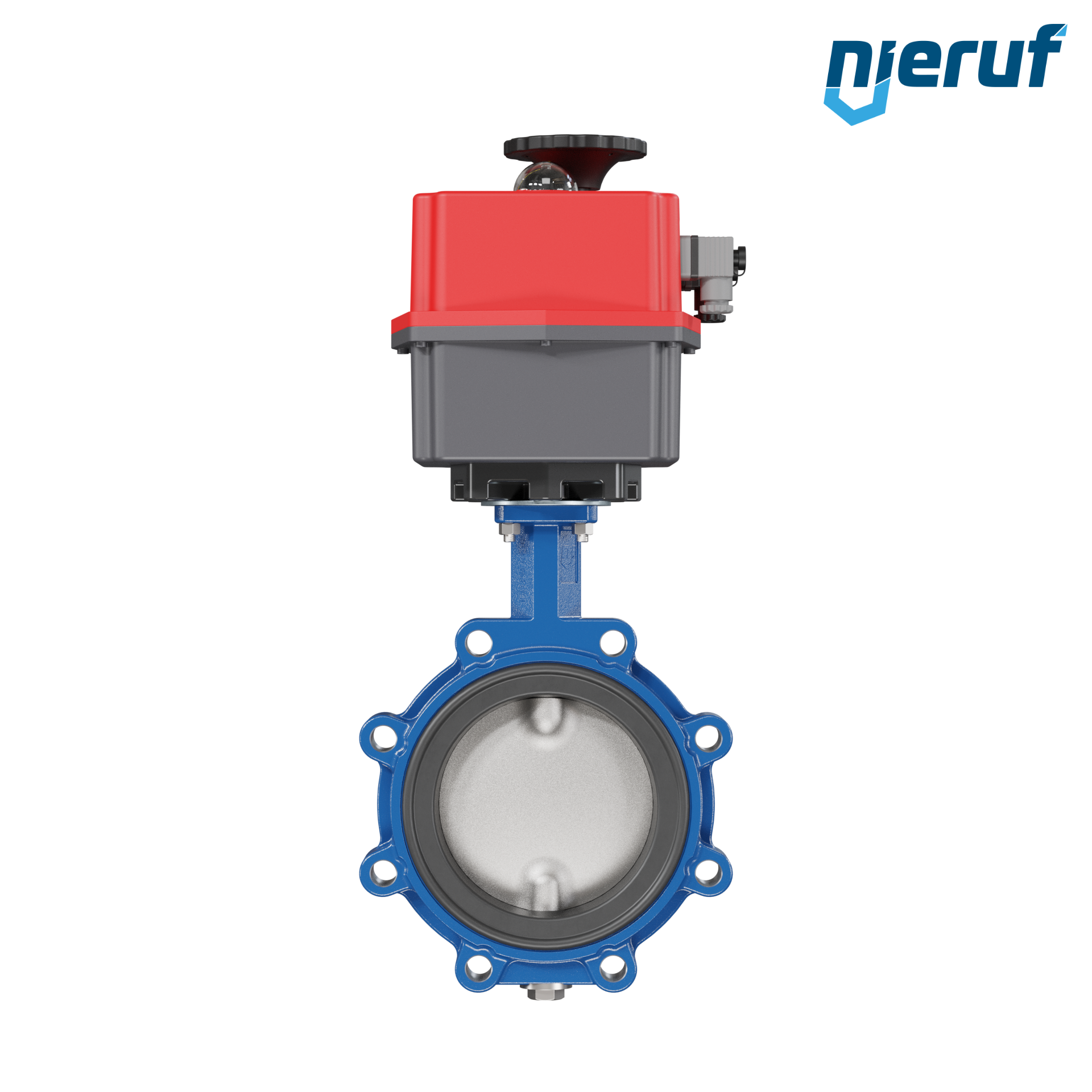 Butterfly valve DN 150 Lug type electric actuator 24-240V DVGW gas