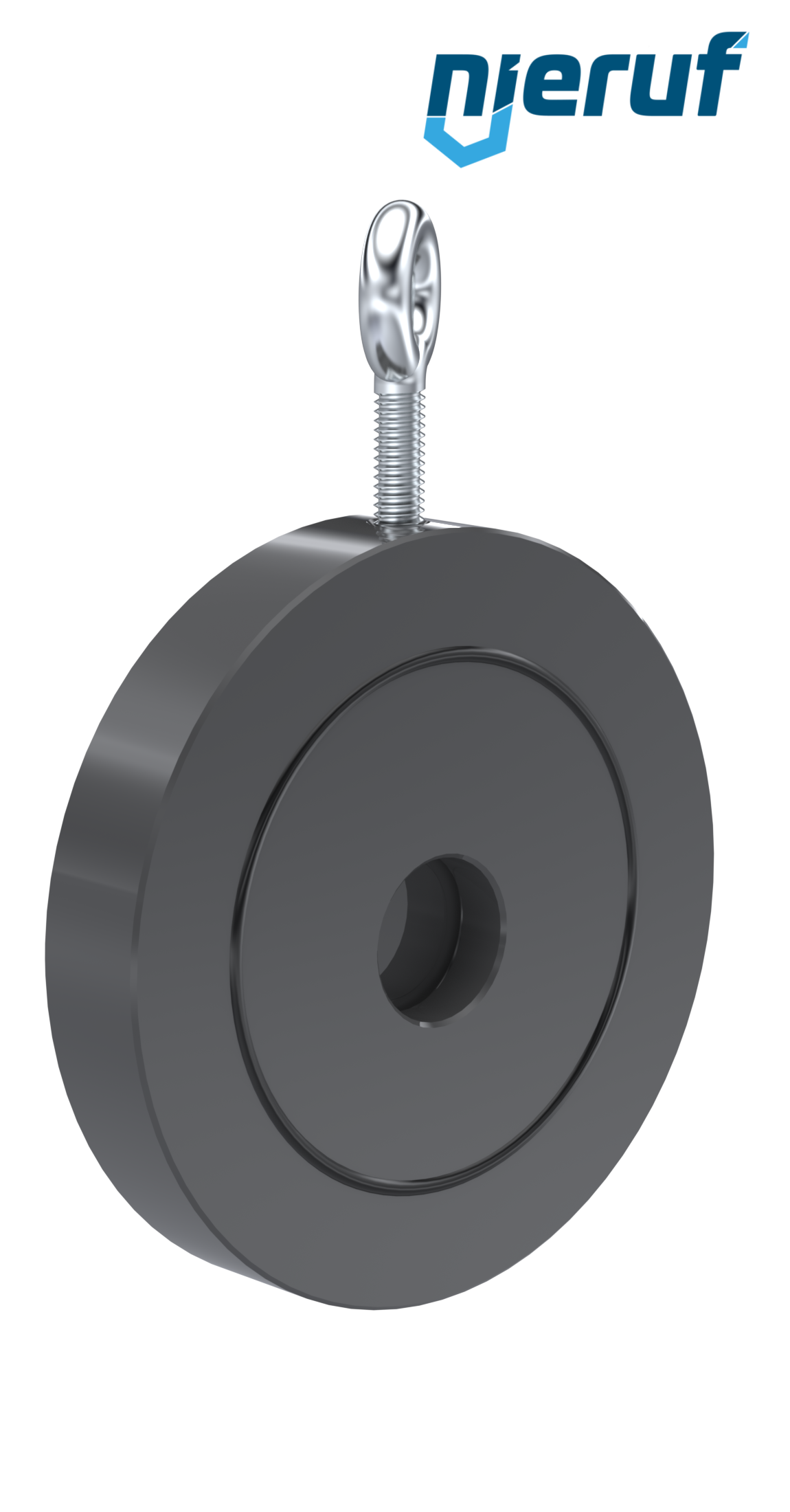 swing check valve with spring DN40 ZR07 plastic PVC-U EPDM