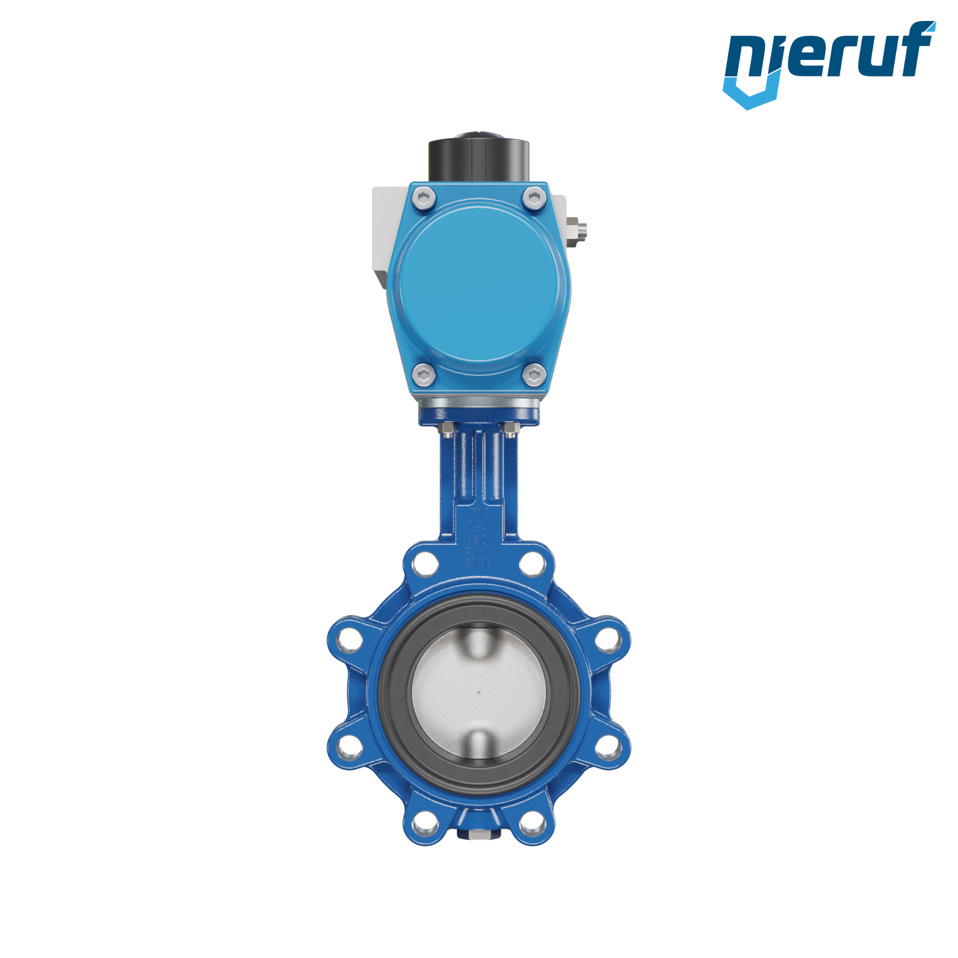Butterfly valve DN 80 AK02 EPDM high temperature & FDA pneumatic actuator single acting normally closed