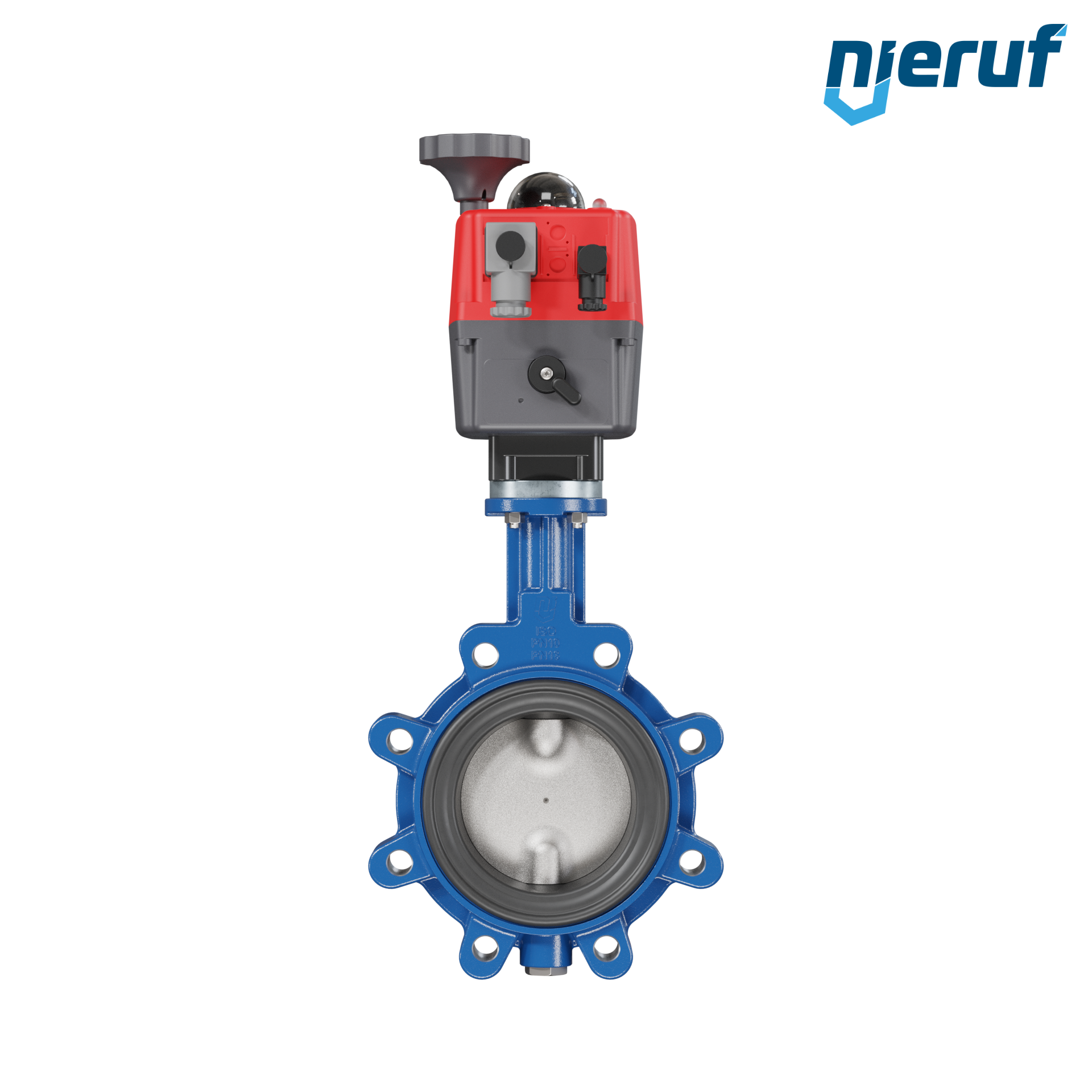 Butterfly valve DN 100 Lug type electric actuator 24-240V FPM