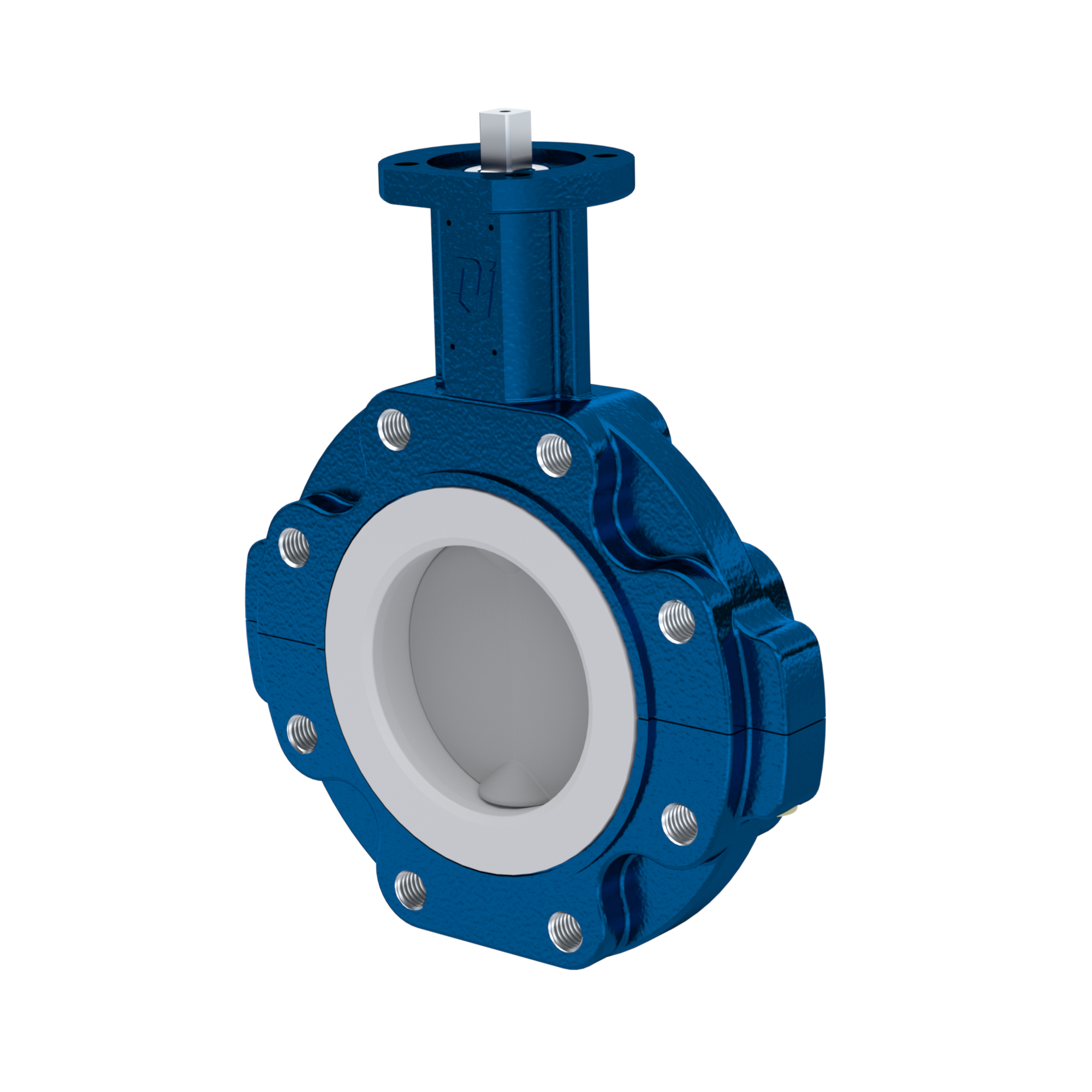 PFA-Butterfly-valve PTFE AK10 DN100 ANSI150 FKM insert