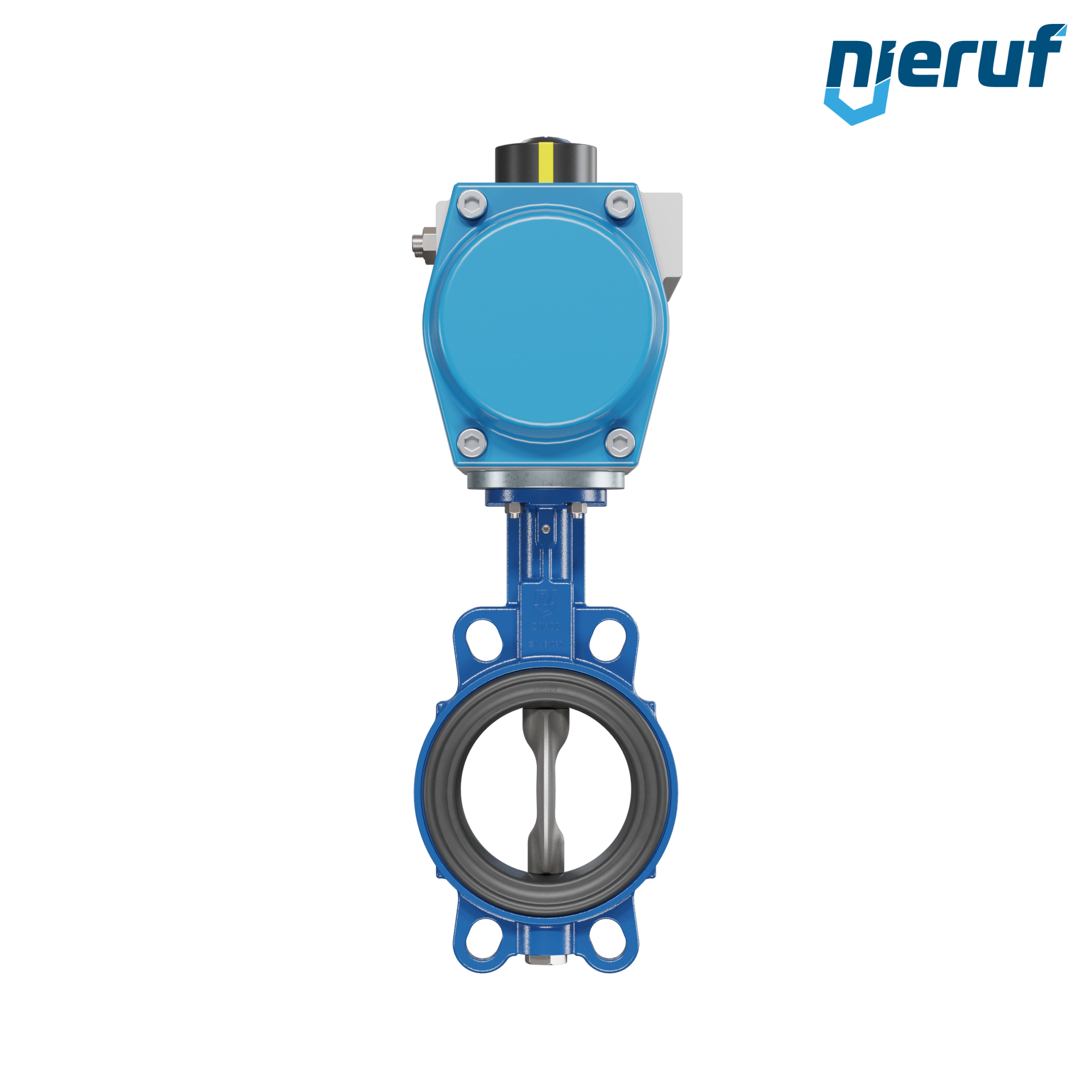 Butterfly valve DN 100 AK01 EPDM DVGW drinking water, WRAS, ACS, W270 pneumatic actuator single acting normally open