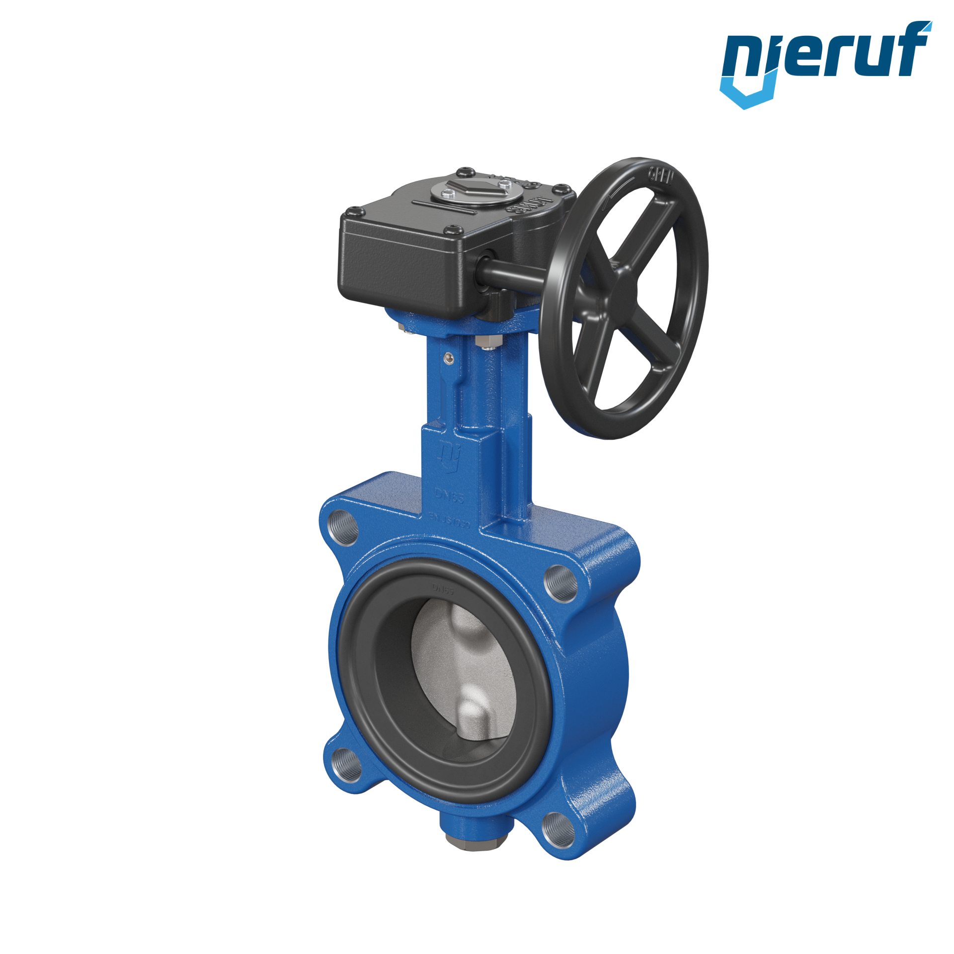 Butterfly valve AK02 DN 65 PN10-PN16 DVGW-water Worm gear