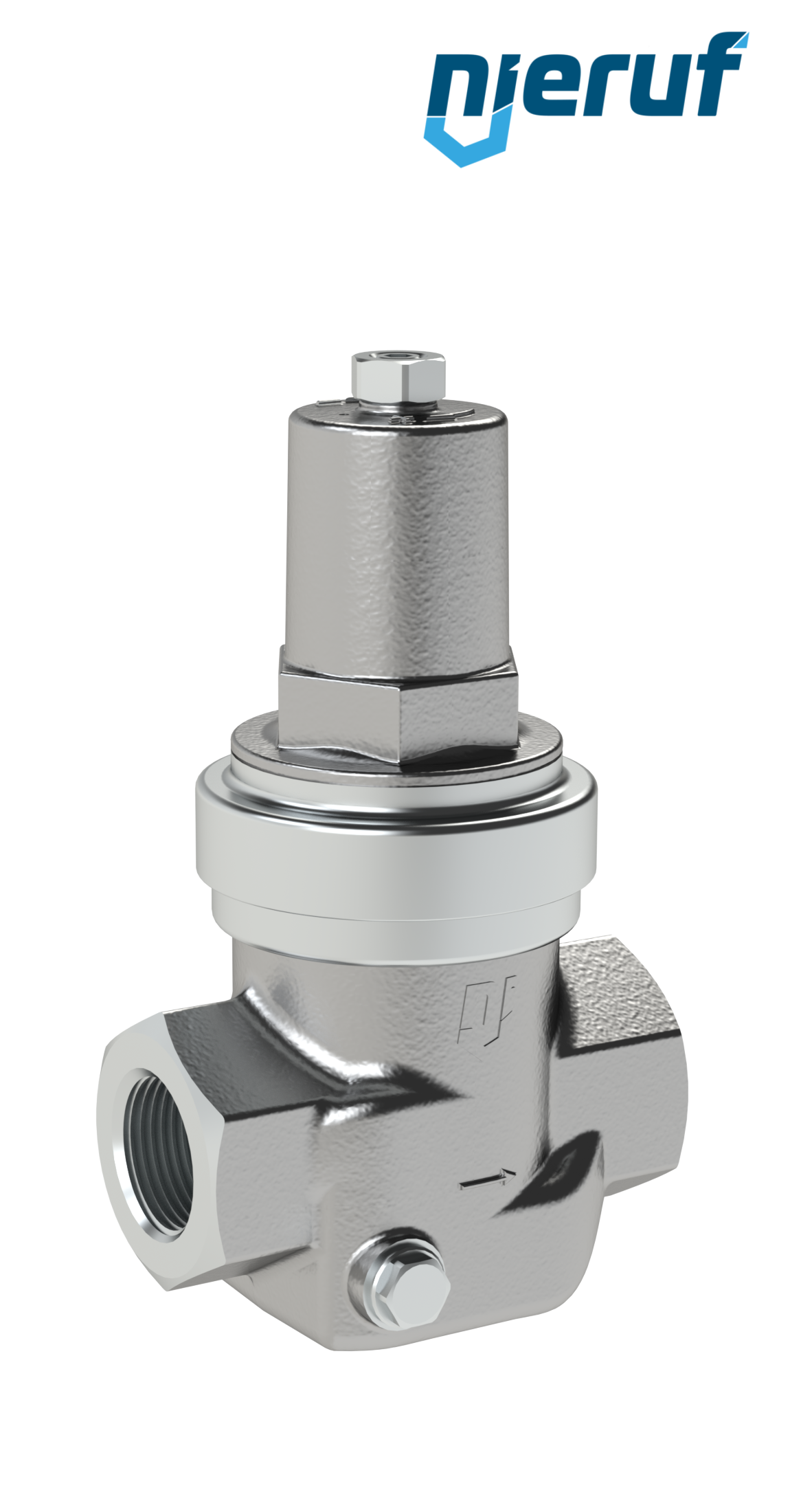 steam low pressure reducing valve 1/2" Inch NPT DM21 stainless steel PTFE / EPDM / FEPM 0.3 - 2.0 bar