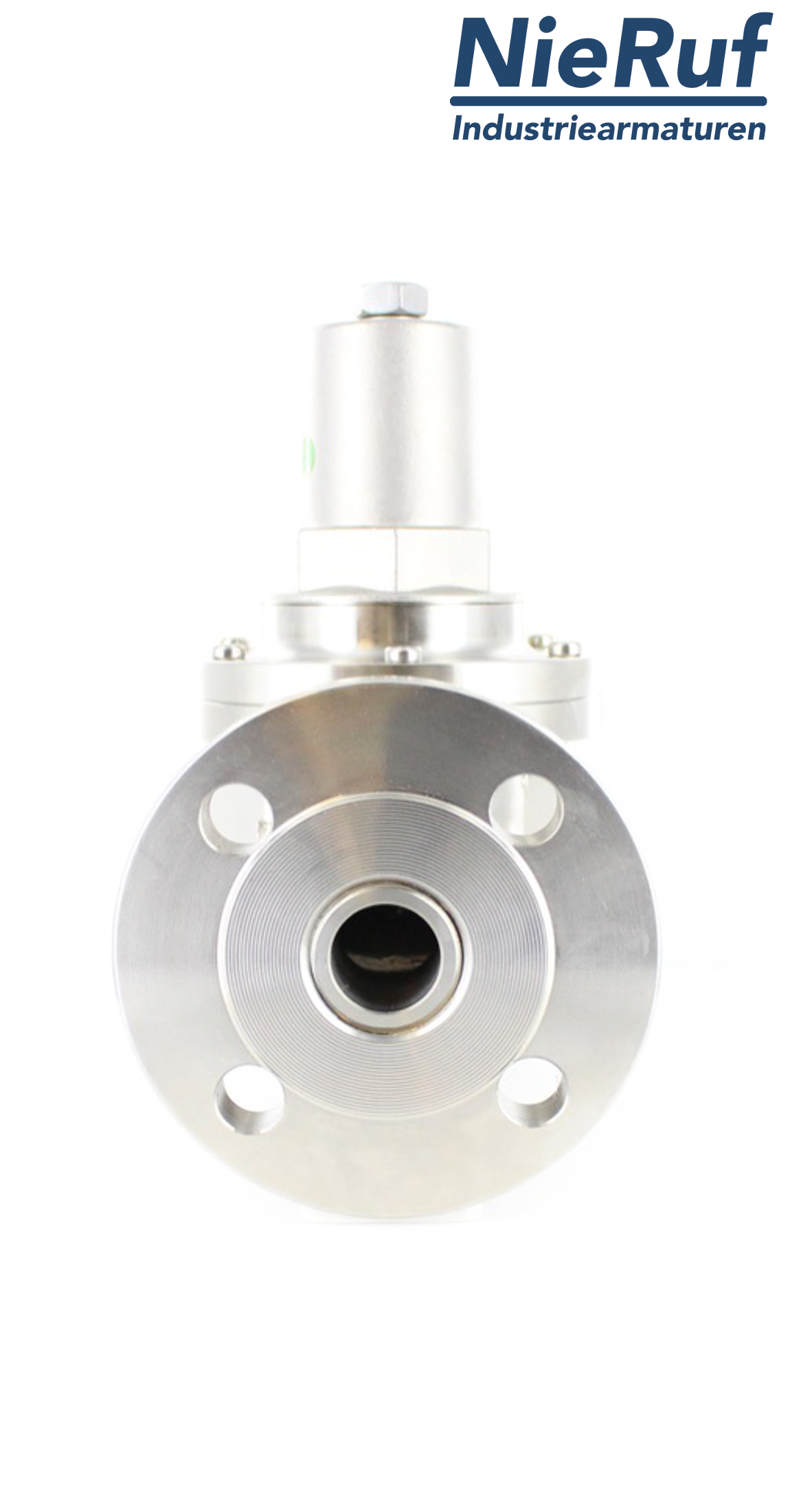 Flange-pressure reducing valve DN15 DM13 flange ANSI 150 stainless steel FPM / FKM 0.2 - 2.0 bar