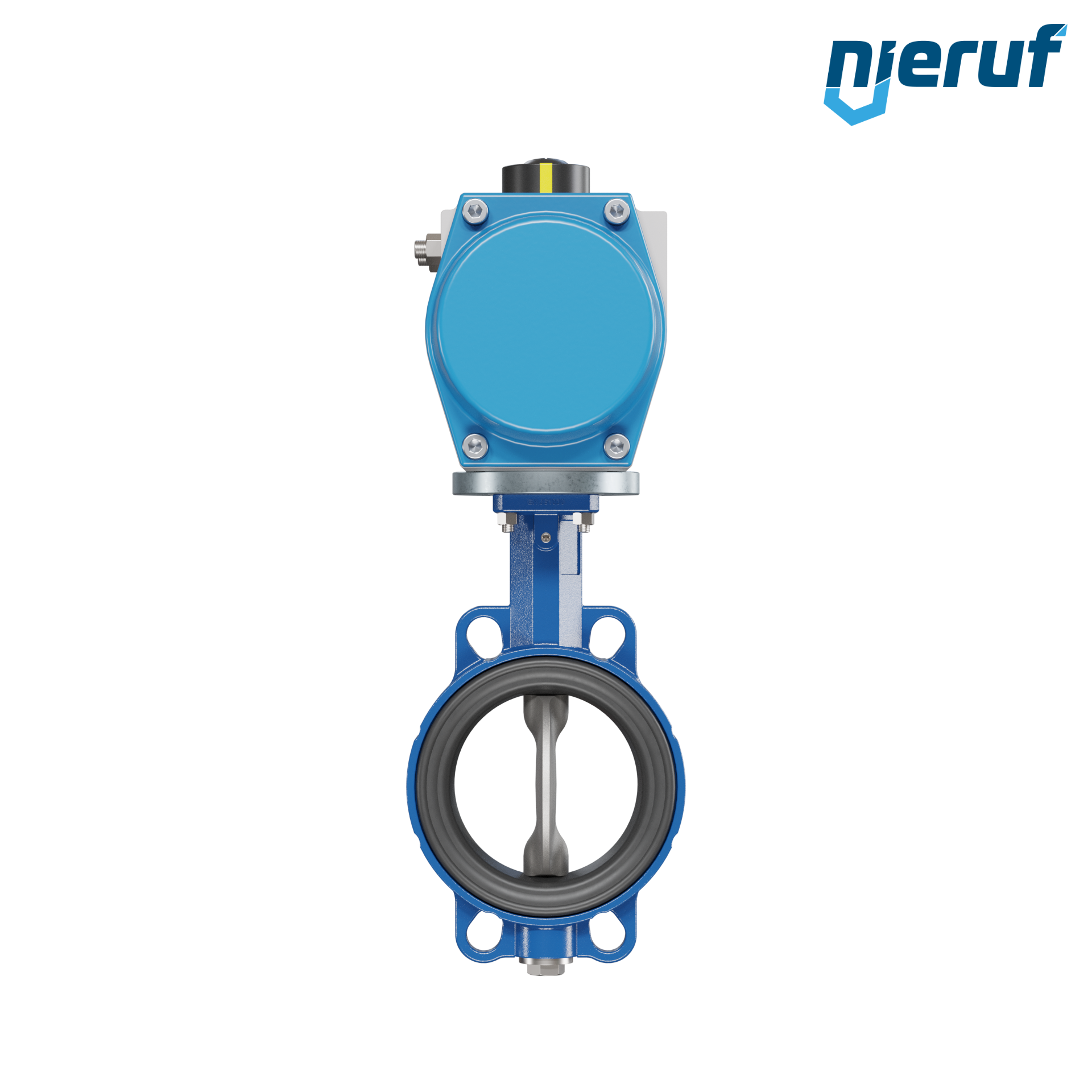 Butterfly valve DN 125 AK01 EPDM DVGW drinking water, WRAS, ACS, W270 pneumatic actuator single acting normally open