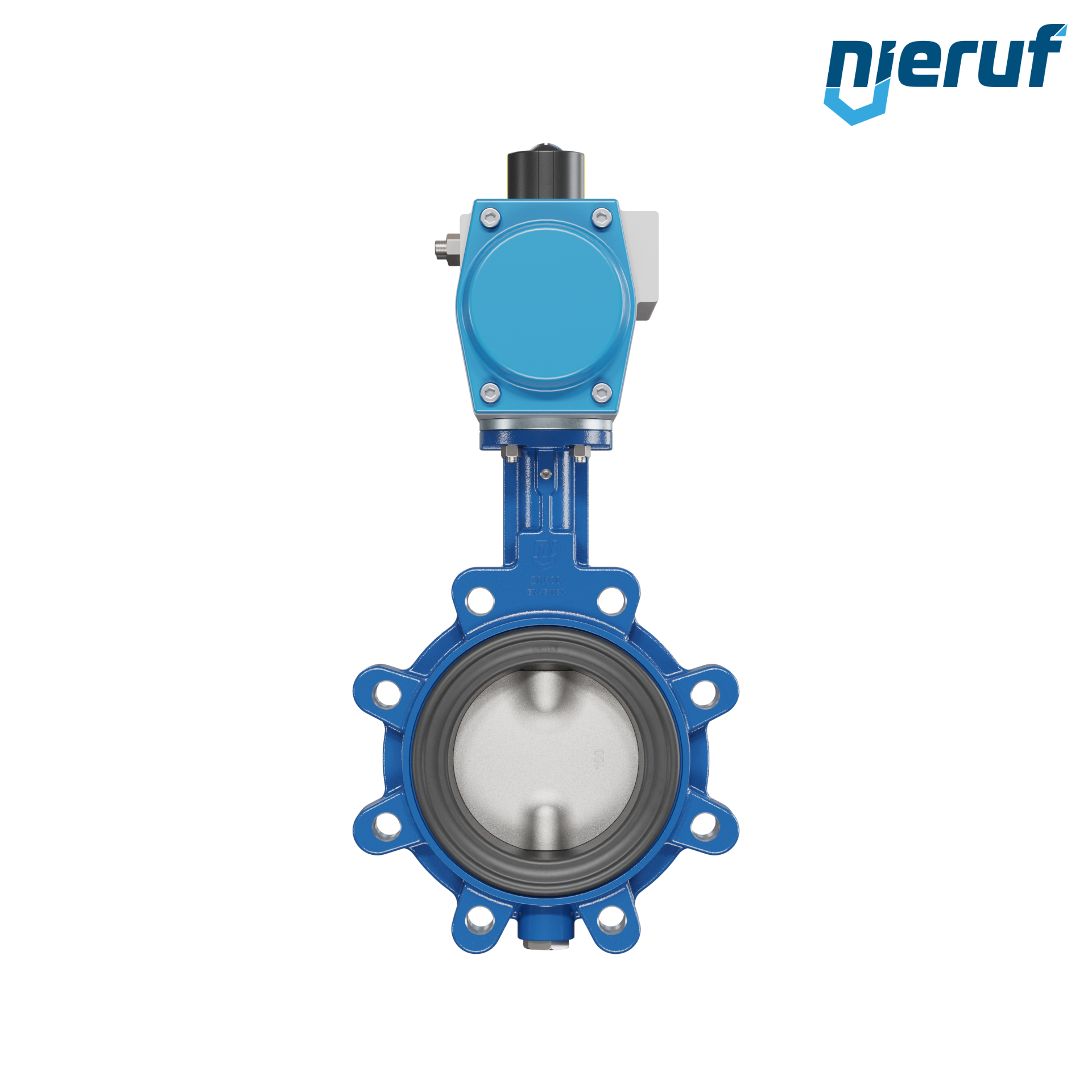 Butterfly valve DN 100 AK02 EPDM high temperature & FDA pneumatic actuator double acting