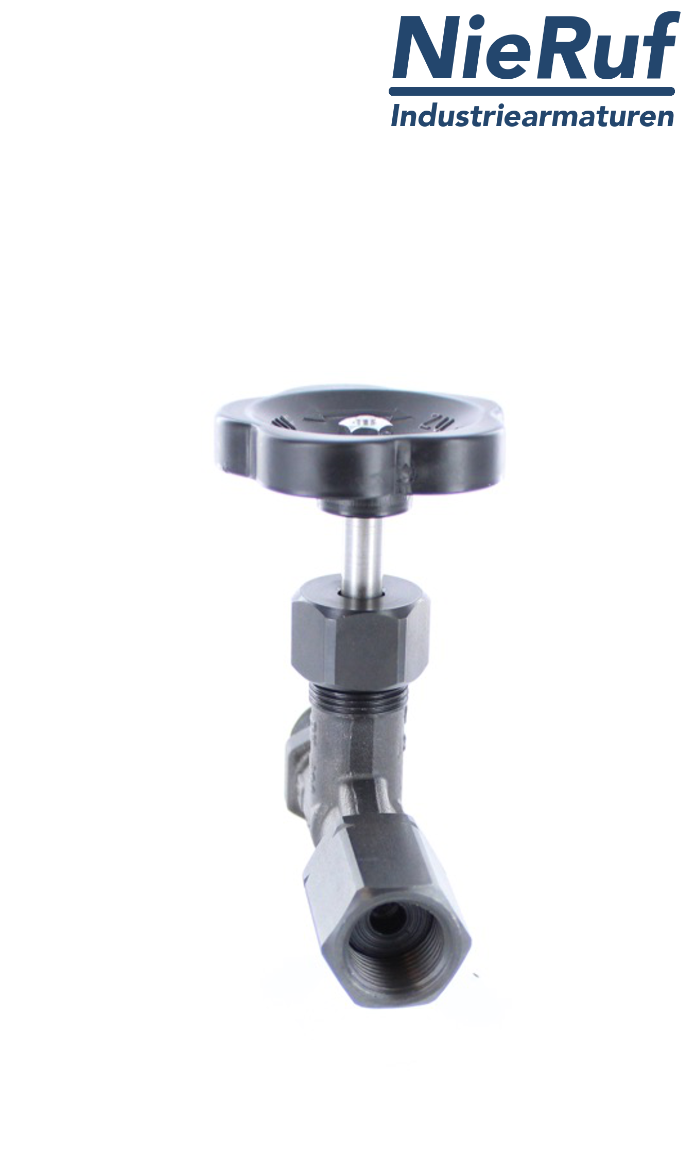 manometer gauge valves male thread x adapter for instrument holder with nut adjustable DIN 16270 steel 1.0460 400 bar