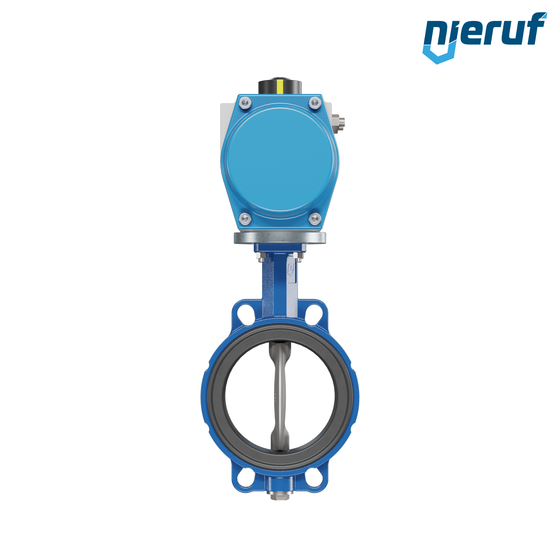 Butterfly valve DN 150 AK01 EPDM DVGW drinking water, WRAS, ACS, W270 pneumatic actuator single acting normally open