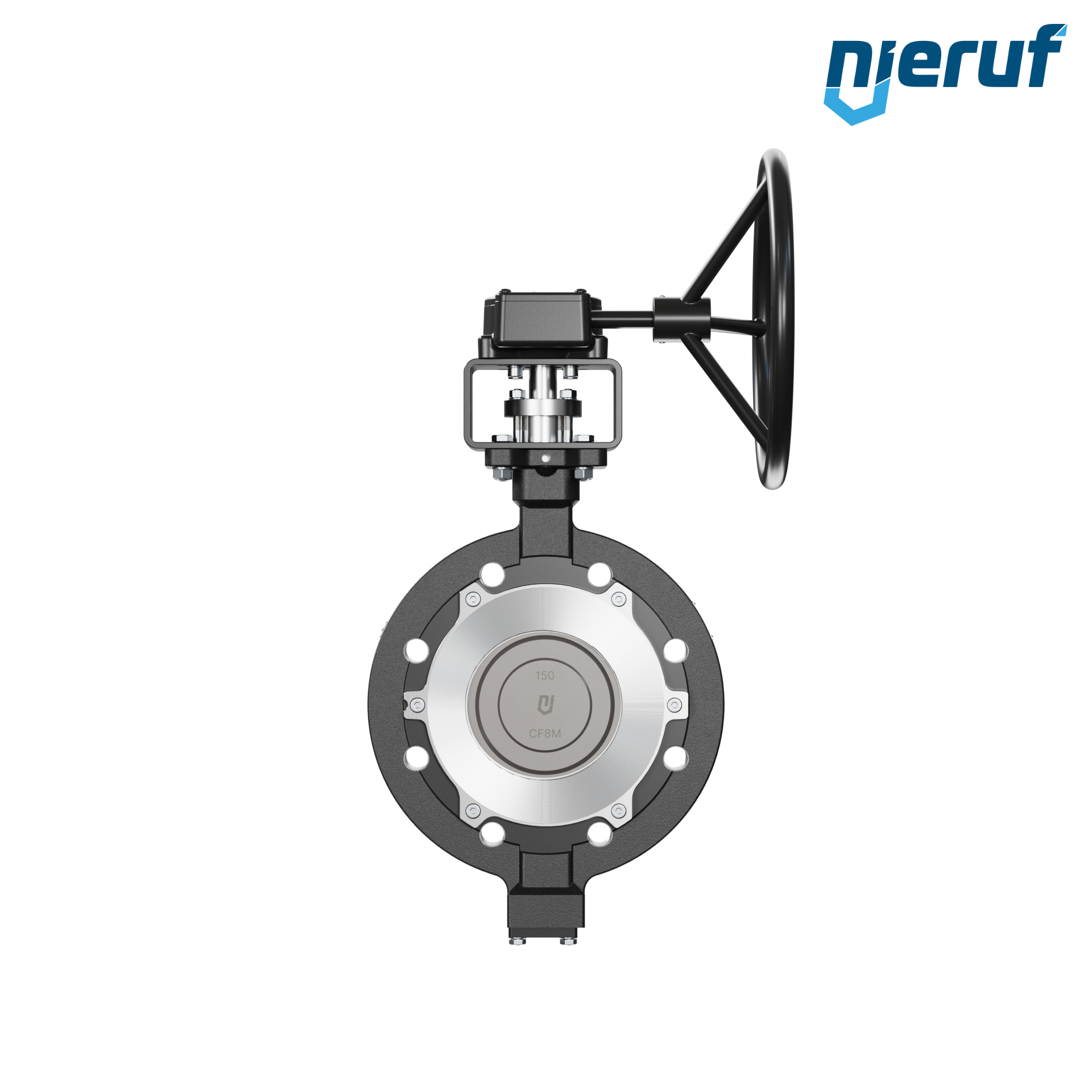 Triple offset butterfly-valve carbon steel AK14 DN 150 ANSI150 worm gear