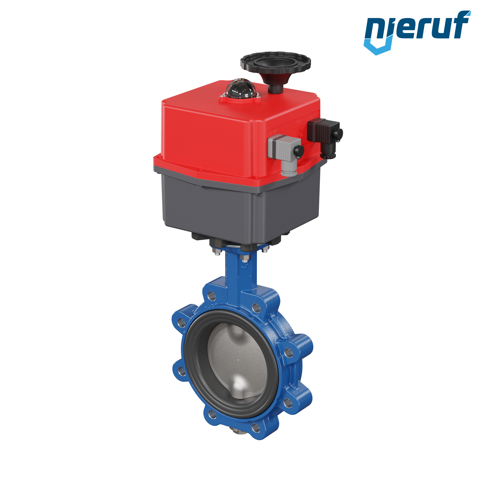 Butterfly valve DN 125 Lug type electric actuator 24-240V DVGW drinking water