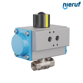automatic ball valves DN8 - 1/4" inch pneumatic actuator single acting PK01