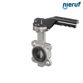 Butterfly-valve-stainless-steel DN 50 PN16 AK08 EPDM notch lever
