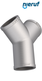 Y-piece 3/8" inch stainless steel 316 Y-design FM Y-piece 3/8" inch stainless steel 316 Y-design FM