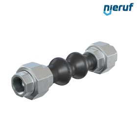 Compensators G 3/4" Inch Type KP02 steel (electro galvanized) EPDM