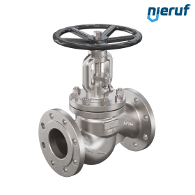 Globe valve DN15 PN40 AV08 stainless steel 1.4408 isolation plug