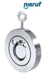 swing check valve DN32 ZR02 stainless steel A351 CF8M FKM (Viton)