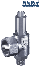 safety valve 2" m  x 2" fm SV09 neutral gaseous media, stainless steel FKM
