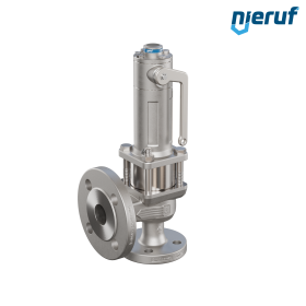 safety valve bellow & gastight cap DN20/DN32 SF04, metal, with lifting device lever