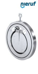 swing check valve with spring DN100 ZR04 stainless steel A351 CF8M EPDM