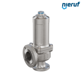 flange-safety valve ASME gaseous media gastight ANSI150 DN50 2" x 3" SF04, stainless steel, metal, without lifting device