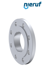 Threaded flange DN20 PN40 EN1092-1 13 B1 1.4571