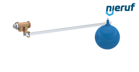 Float valve 3/4" inch gunmetal EPDM SW03 floats: in plastic (HDPE) Float valve 3/4" inch gunmetal EPDM SW03 floats: in plastic (HDPE)