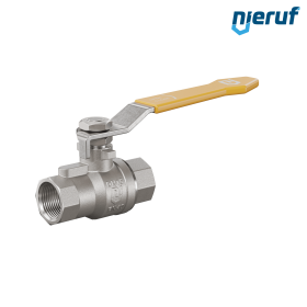 Gas ball valve stainless steel DN15 - 1/2" inch GK07 Biogas DVGW