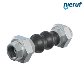 Compensators G 1" Inch Type KP02 steel (electro galvanized) EPDM