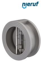 dual plate check valve DN100 DR03 stainless steel 1.4408 EPDM