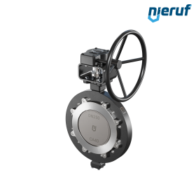 Triple offset butterfly-valve carbon steel AK14 DN 250 PN10 worm gear