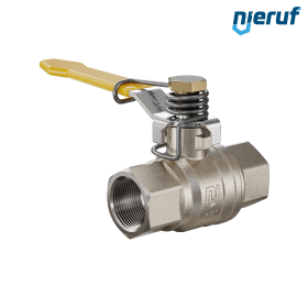 ball valve with spring reload DN20 - 3/4" inch GK13