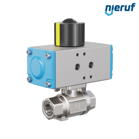 pneumatic-ball valve DN8 - 1/4" inch actuator double acting PK02