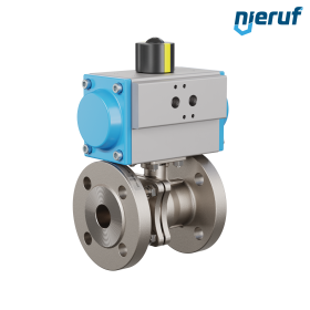 ball valve with actuator DN25 PK05 pneumatic actuator single acting