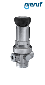 precision-pressure reducing valve 1/4" inch DM15 stainless steel EPDM 0.5 - 15.0 bar