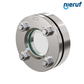 Sight glass fitting DN50 - 2" Inch  BS02 stainless steel 1.4571 borosilicate glass 16bar