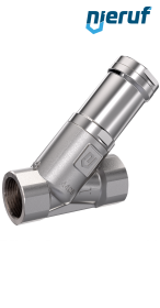 overflow valve 3/4" inch female UV16 stainless steel  2,0 - 12,0 bar PTFE
