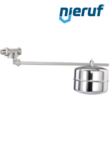 Float valve 3/4" inch stainless steel FKM SW04 floats: in stainless steel Float valve 3/4" inch stainless steel FKM SW04 floats: in stainless steel