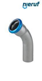 Elbow 45° Pressfitting F x M DN32 - 35,0 mm stainless steel Elbow 45° Pressfitting F x M DN32 - 35,0 mm stainless steel