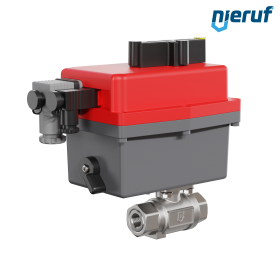 automatic-ball valve DN8 - 1/4" inch stainless steel electric 100-240V EK02